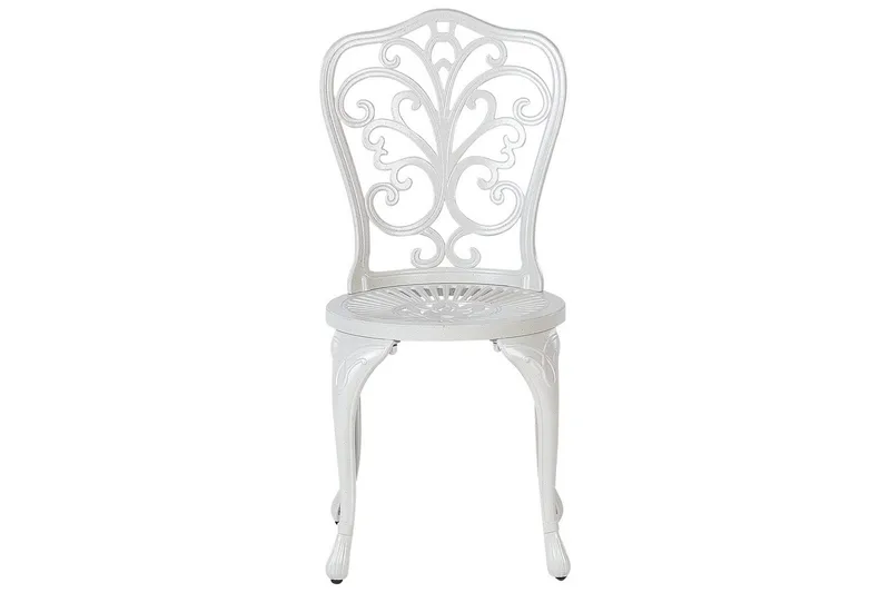 Trädgårdsstol set om 2 Triora - Vit - Utemöbler - Balkong - Balkongmöbler - Balkongstolar