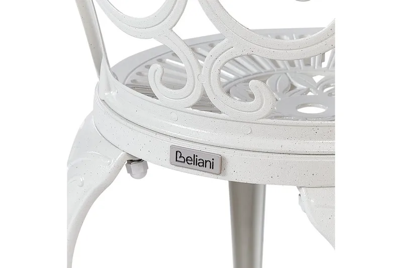 Trädgårdsstol set om 2 Triora - Vit - Utemöbler - Balkong - Balkongmöbler - Balkongstolar