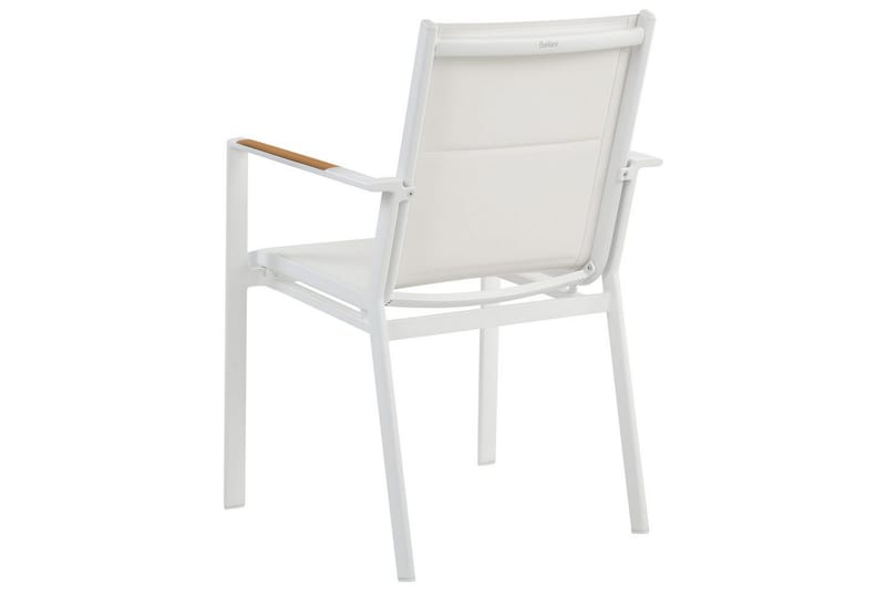 Trädgårdsstol set om 4 Busseto - Vit - Utemöbler - Balkong - Balkongmöbler - Balkongstolar