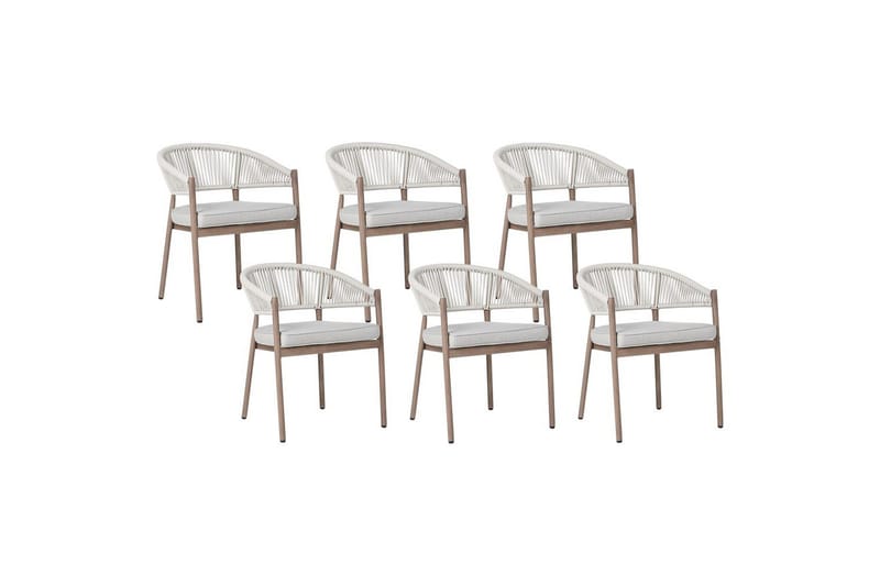 Trädgårdsstol set om 6 Flavia