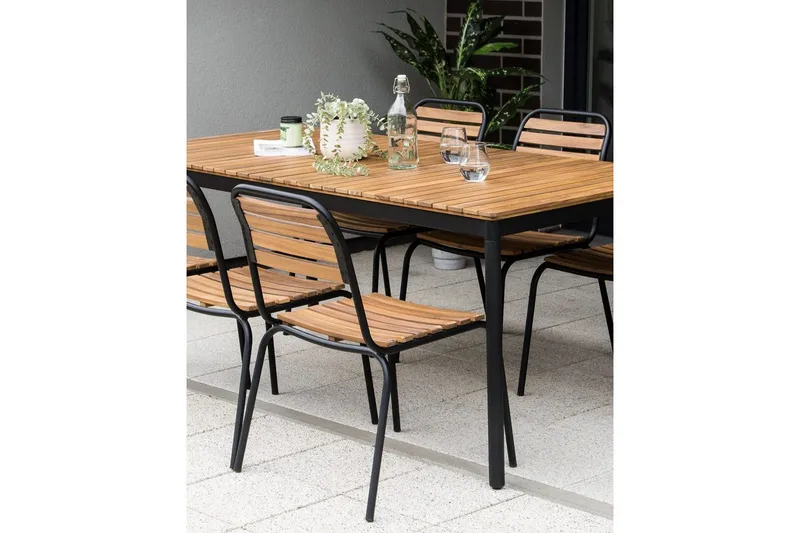 Trädgårdsstol set om 6 Vallese - Utemöbler - Balkong - Balkongmöbler - Balkongstolar