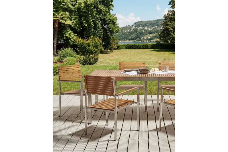 Trädgårdsstol set om 6 Viareggio - Utemöbler - Balkong - Balkongmöbler - Balkongstolar