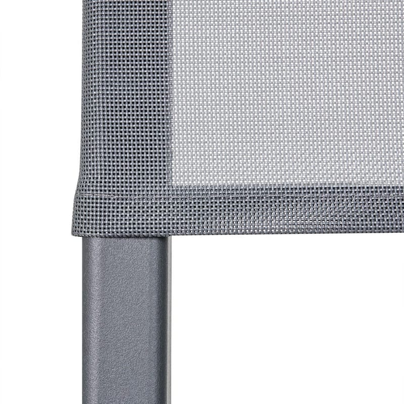 Trädgårdsstol Talca 4-pack - Grå - Utemöbler - Balkong - Balkongmöbler - Balkongstolar