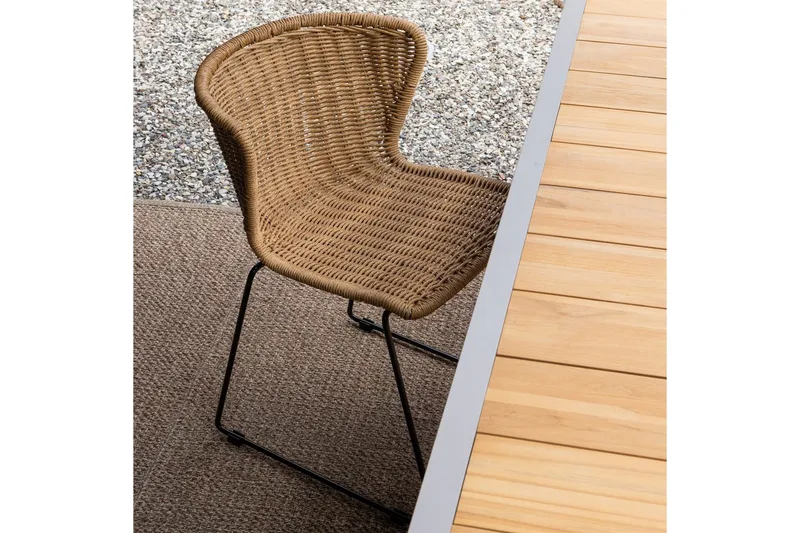 Trädgårdsstol Vingar Rep Set om 2 - Utemöbler - Balkong - Balkongmöbler - Balkongstolar