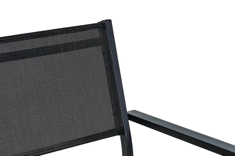 Tunis Stapelstol Utomhus - Svart - Utemöbler - Balkong - Balkongmöbler - Balkongstolar