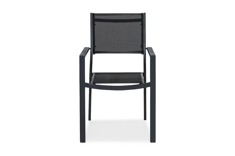 Tunis Stapelstol Utomhus - Svart - Utemöbler - Balkong - Balkongmöbler - Balkongstolar