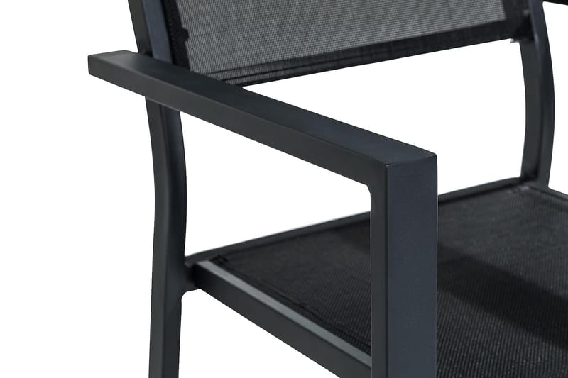 Tunis Stapelstol Utomhus - Svart - Utemöbler - Balkong - Balkongmöbler - Balkongstolar