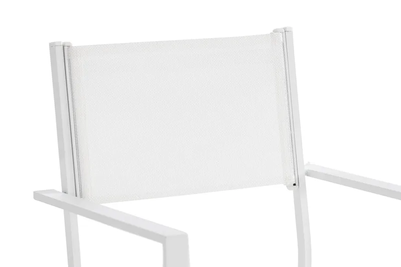 Tunis Stapelstol Utomhus - Vit/Vit - Utemöbler - Balkong - Balkongmöbler - Balkongstolar