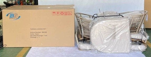 Utemöbelgrupp Torino Lounge - beige - Utemöbler - Utegrupp - Loungegrupp