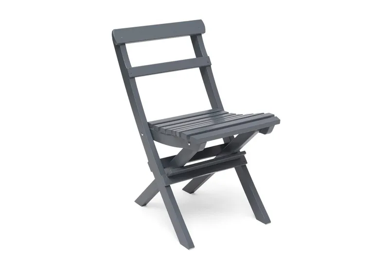 Utestol Hillerstorp Torpet Klappstol Utomhus Stålgrå, Stålgrå
