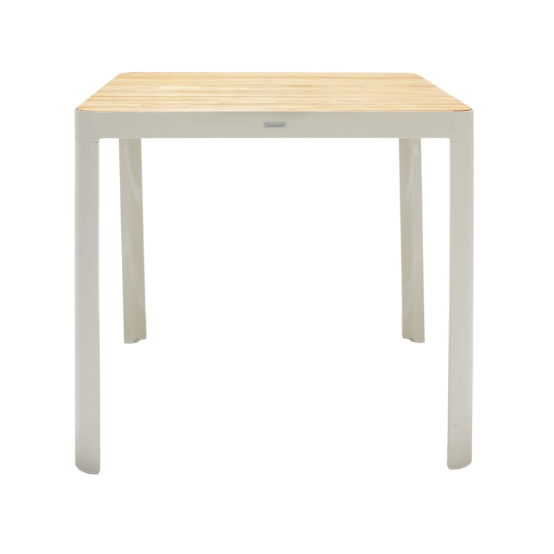 Utomhus barset Portals barbord + 4 barstolar - ljus ecru/korallsand - Utemöbler - Utestolar & fåtöljer - Barstol utomhus