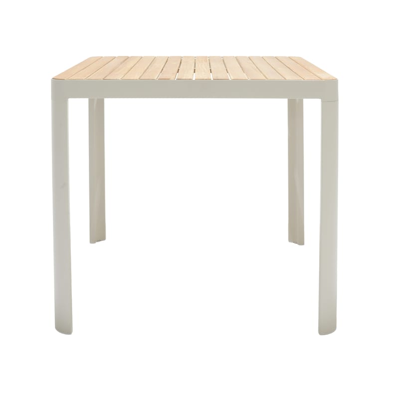 Utomhus barset Portals barbord + 4 barstolar - ljus ecru/korallsand - Utemöbler - Utestolar & fåtöljer - Barstol utomhus