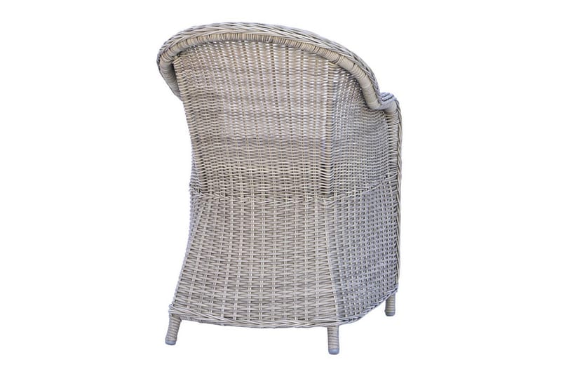 Utomhusmöbelgrupp 150 cm Bord & 4 Belize grå stolar Svart - Svart - Utemöbler - Utegrupp - Matgrupper utomhus