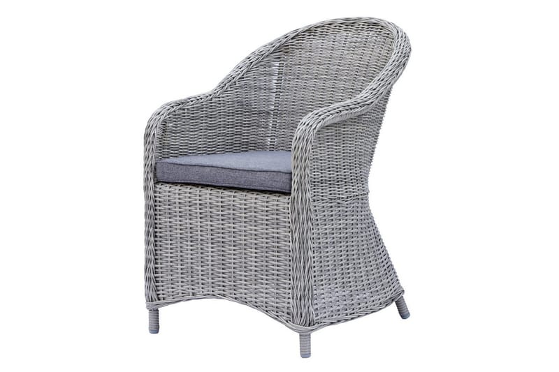 Utomhusmöbelgrupp 150 cm Bord & 4 Belize grå stolar Svart - Svart - Utemöbler - Balkong - Balkongmöbler - Balkonggrupper