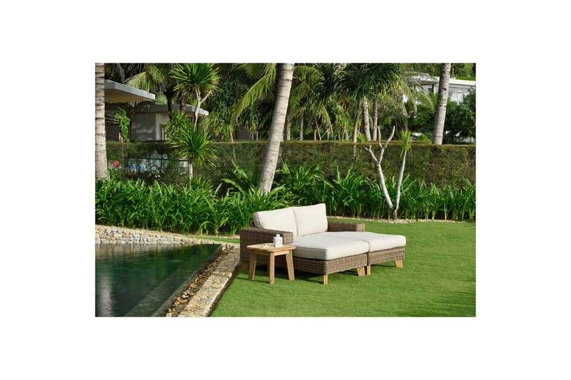 Utomhusmöbelgrupp Lifestyle Garden Bahamas schäslongs vänster&höger & soffbord 50s - Utemöbler - Balkong - Balkongmöbler - Balkonggrupper