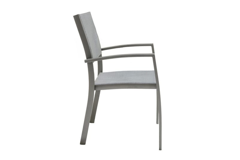 Utomhusmöbelgrupp Lifestyle Garden Solana bistro bord + 2 x stapelbarfotölj - Utemöbler - Balkong - Balkongmöbler - Balkonggrupper