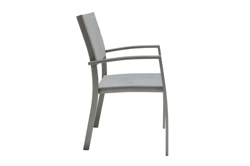 Utomhusmöbelgrupp Lifestyle Garden Solana bistro bord + 2 x stapelbarfotölj - Utemöbler - Balkong - Balkongmöbler - Balkonggrupper