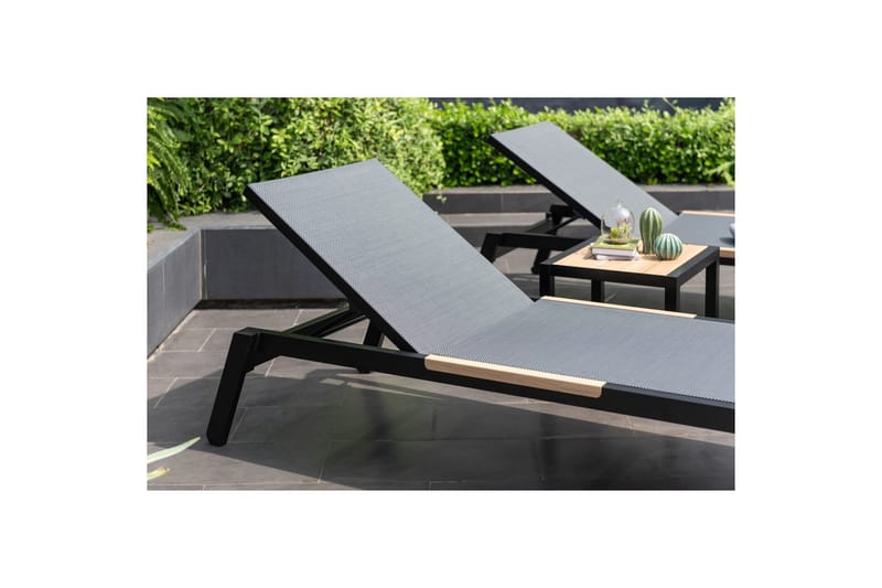 Utomhusmöbelgrupp Lifestyle Garden Panama 2x sunstol & soffbord - Utemöbler - Balkong - Balkongmöbler - Balkonggrupper