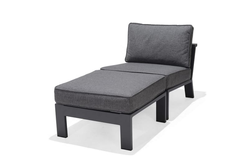 Utomhusmöbelgrupp Lifestyle Garden PALAU 2x sidostol + 2x ottoman + sidobord 60 cm - Utemöbler - Balkong - Balkongmöbler - Balkonggrupper