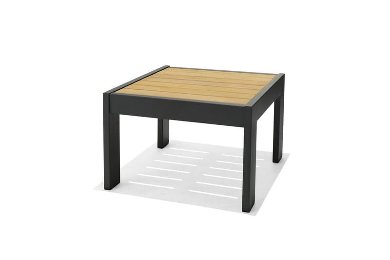 Utomhusmöbelgrupp Lifestyle Garden PALAU Sidostol + ottoman + sidobord 60 cm - Utemöbler - Balkong - Balkongmöbler - Balkonggrupper