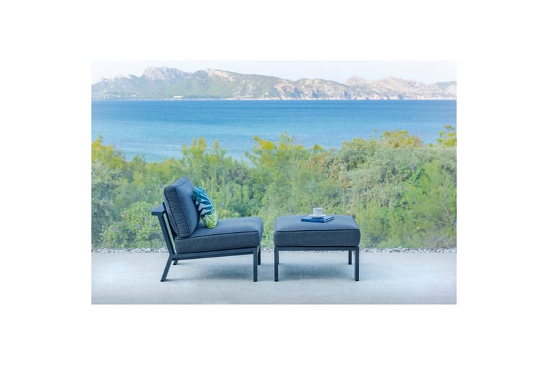 Utomhusmöbelgrupp Lifestyle Garden PALAU 2x sidostol + sidobord 60 cm - Utemöbler - Balkong - Balkongmöbler - Balkonggrupper