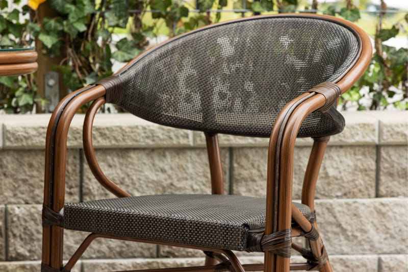 Vila Karmstol Utomhus - Svart - Utemöbler - Balkong - Balkongmöbler - Balkongstolar