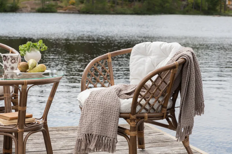 Wera Balkonggrupp 2-sits - Brun/Vit - Utemöbler - Balkong - Balkongmöbler - Balkonggrupper