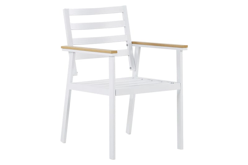 Zanca Karmstol Utomhus - Vit/Ljusbrun/Beige - Utemöbler - Balkong - Balkongmöbler - Balkongstolar