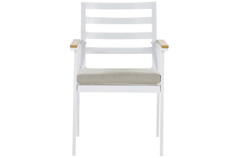 Zanca Karmstol Utomhus - Vit/Ljusbrun/Beige - Utemöbler - Balkong - Balkongmöbler - Balkongstolar