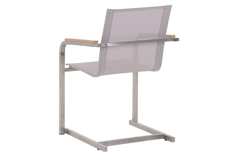 Zervo Karmstol Utomhus - Beige/Silver - Utemöbler - Balkong - Balkongmöbler - Balkongstolar