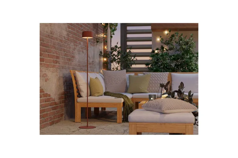 Golvlampa Eglo Roccanova-L Röd - Röd - Utemöbler - Balkong - Balkongbelysning