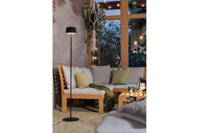 Golvlampa Eglo Roccanova-L Svart - Svart - Utemöbler - Balkong - Balkongbelysning