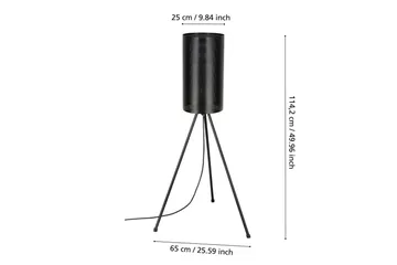 Golvlampa Utebelysning Eglo Ladunara - Svart - Utemöbler - Balkong - Balkongbelysning