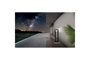 Golvlampa Utebelysning Eglo Nembro - Vit/Svart - Utemöbler - Balkong - Balkongbelysning