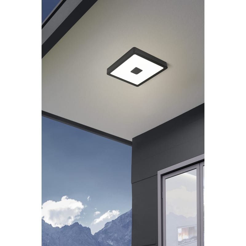 Utanpåliggande lampa Iphias - 21 cm - Utemöbler - Balkong - Balkongbelysning