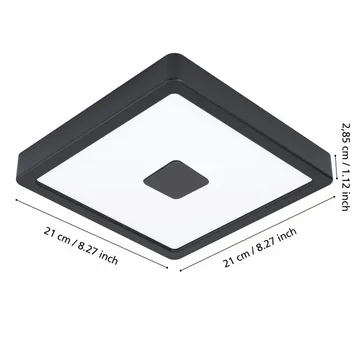 Utanpåliggande lampa Iphias - 21 cm - Utemöbler - Balkong - Balkongbelysning