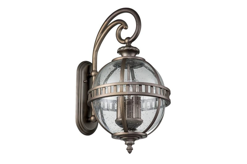 Utomhusvägglampa Kichler Halleron 305x578x375 mm, Polerad brons - 305x578x375 mm, Polerad brons - Utemöbler - Balkong - Balkongbelysning