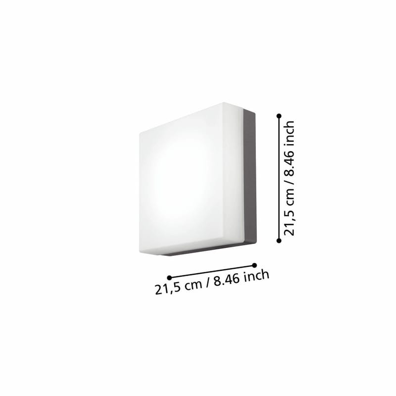 Utvändig vägg-/taklampa Sonella - Antracit - Utemöbler - Balkong - Balkongbelysning