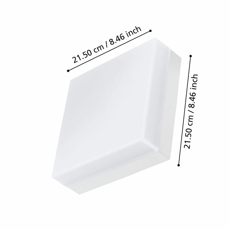 Utvändig vägg-/taklampa Sonella - Vit - Utemöbler - Balkong - Balkongbelysning