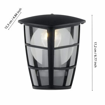 Utvändig vägglampa Aloria - 18 cm - Belysning - Utomhusbelysning - Fasadbelysning