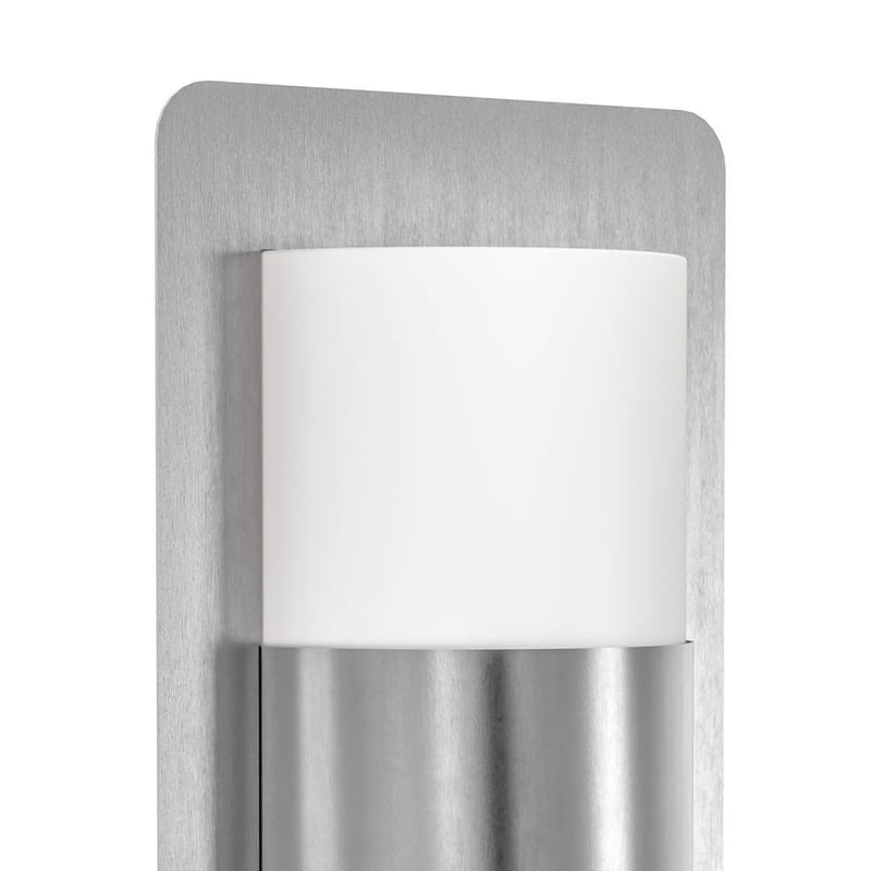 Utvändig vägglampa Cistierna - Rostfritt stål/vit - Belysning - Utomhusbelysning - Fasadbelysning