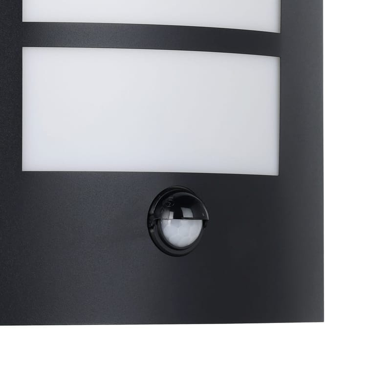 Utvändig vägglampa City med sensor - Svart - Belysning - Utomhusbelysning - Fasadbelysning
