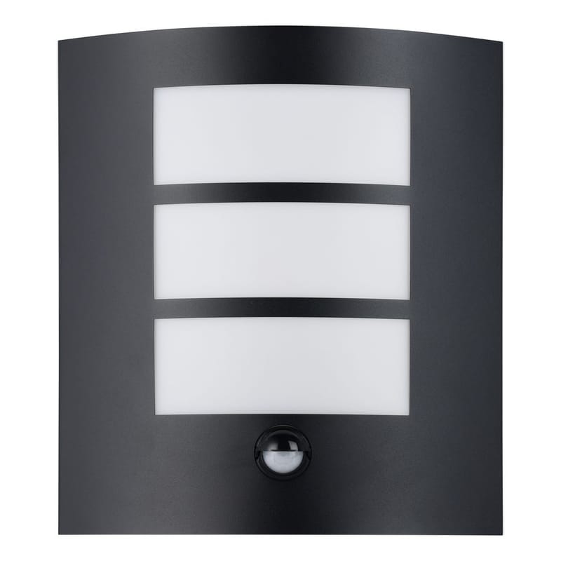 Utvändig vägglampa City med sensor - Svart - Belysning - Utomhusbelysning - Fasadbelysning