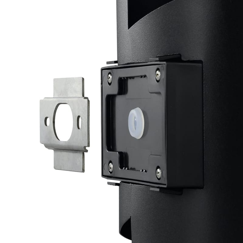 Utvändig vägglampa Montarello - Svart - Utemöbler - Balkong - Balkongbelysning