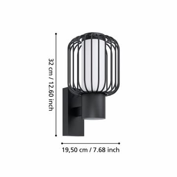 Utvändig vägglampa Ravello - 16,5 cm - Belysning - Utomhusbelysning - Fasadbelysning