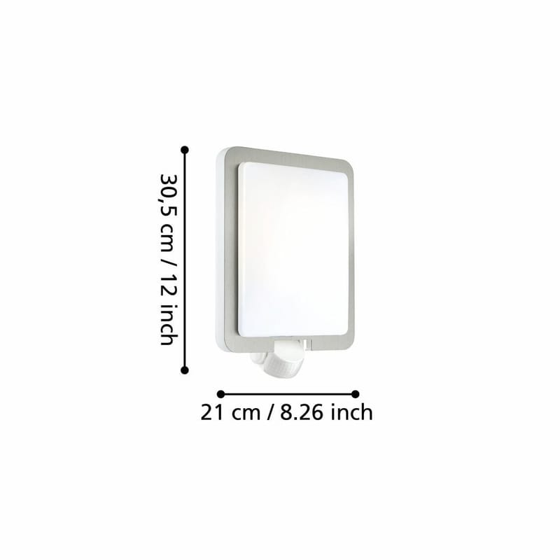 Vägglampa Mussotto - 30,5 cm - Belysning - Utomhusbelysning - Fasadbelysning