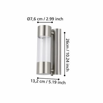 Vägglampa Robledo - 7,5 cm - Belysning - Utomhusbelysning - Fasadbelysning