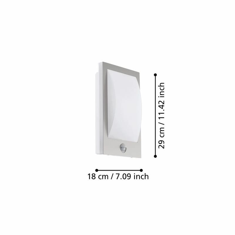 Vägglampa Verres - 18 cm - Belysning - Utomhusbelysning - Fasadbelysning