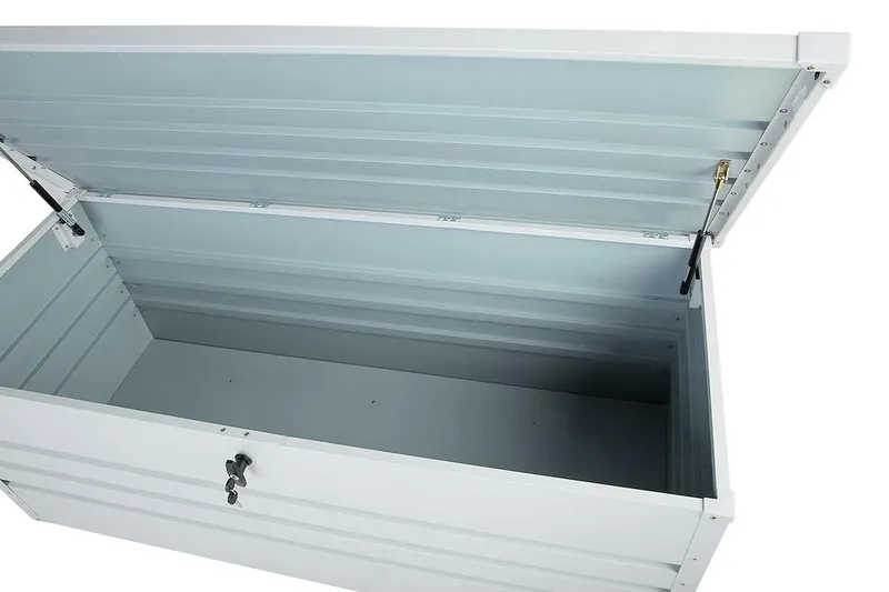 Cebrosa Dynlåda 165 cm - Vit - Utemöbler - Dynförvaring & möbelskydd - Dynboxar & dynlådor