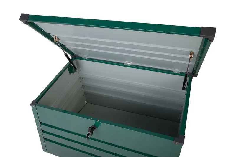 Cebrosa Dynlåda 62|100|64 cm - Grön - Utemöbler - Dynförvaring & möbelskydd - Dynboxar & dynlådor